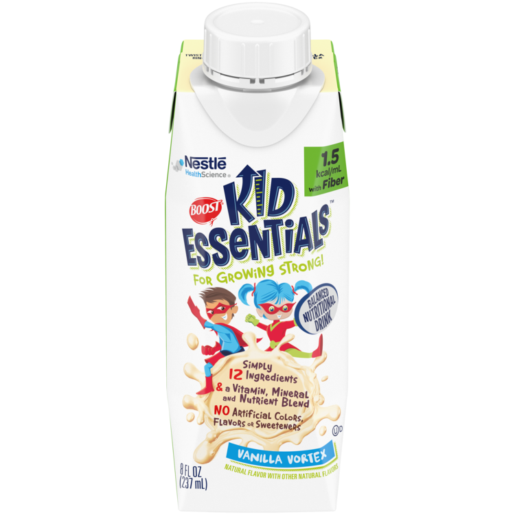 CS/24 - Boost Kid Essentials 1.5 w/ Fiber, Vanilla Vortex 8 oz. Carton