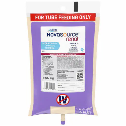 CS/6 - Novasource Renal, SpikeRight Plus 1000ml UltraPak Bags