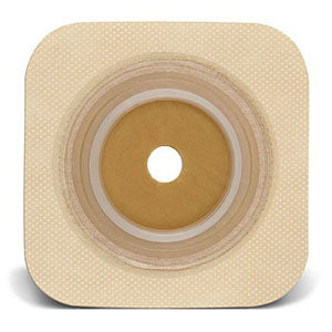 Natura® Flexible Stomahesive® Skin Barrier, 4" x 4" (10cm x 10cm) Tan, Cut-to-Fit