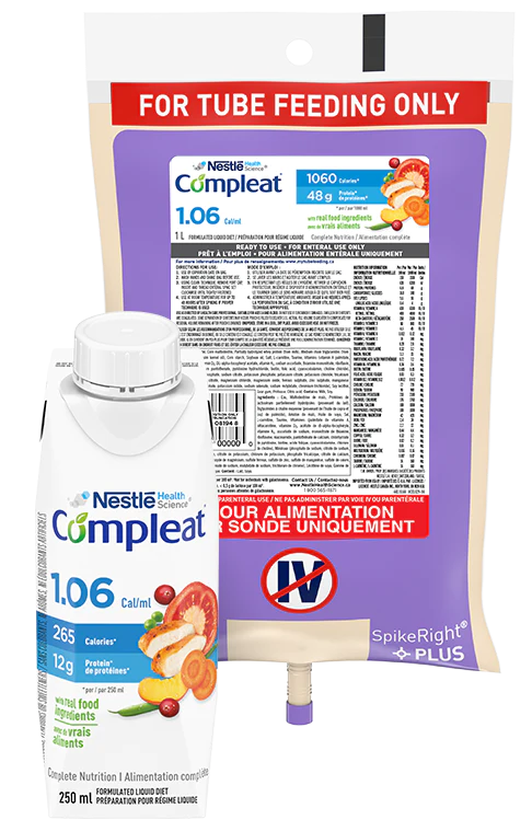 CS/24 COMPLEAT, Unflavored 24 x 250 mL Tetra Prisma