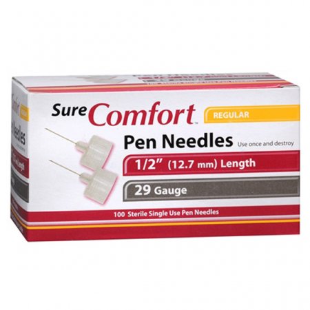 SureComfort Mini Pen Needles - 31G 3/16 - BX 100