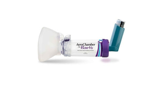AeroChamber Plus Flow-Vu with Small Adult Mask (purple)