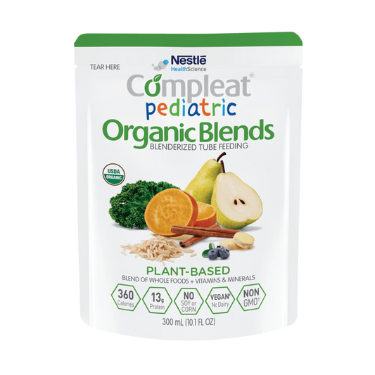 CS/24 COMPLEAT Pediatric Organic Blends Plant Based, 10.1oz (300mL) pouch