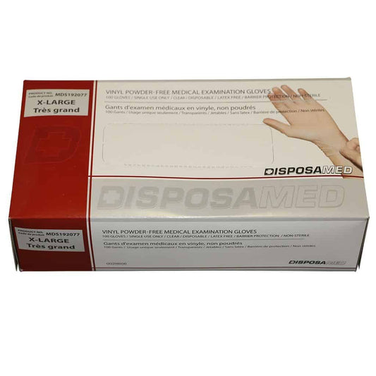 DISPOSAMED® Exam Vinyl Powder-Free Gloves , 1BX