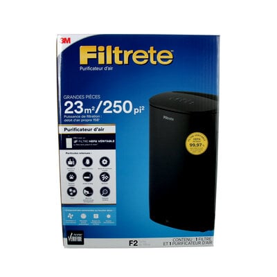 Filtrete™ 3-Speed Room Air Purifier with True HEPA Filter, Large Room, 250 sq. ft