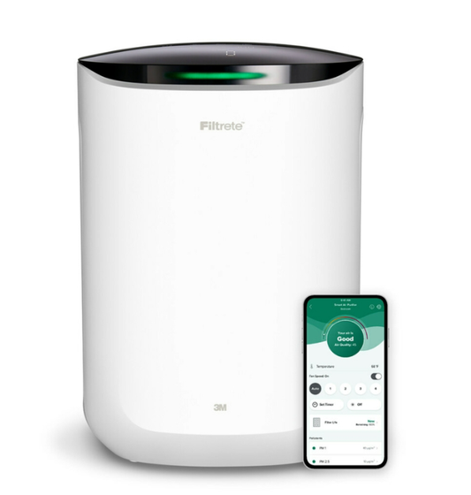 Filtrete™ Smart Room Air Purifier, White, Medium Room, 150 sq ft