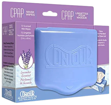 Contour Flat Pack CPAP Wipes 72 Wipes/Pack
