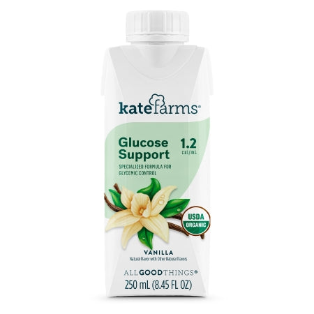 KATE FARMS GLUCOSE SUPPORT 1.2, VANILLA 250ml