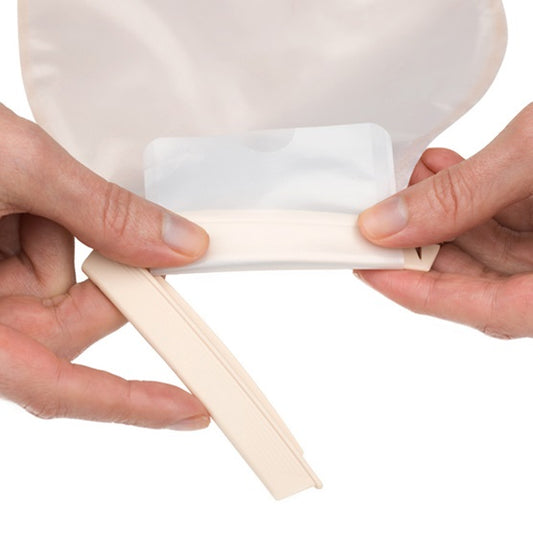 Premier™ One-Piece Drainable Ostomy Pouch – Flat Flextend™ Barrier, Clamp Closure, Tape