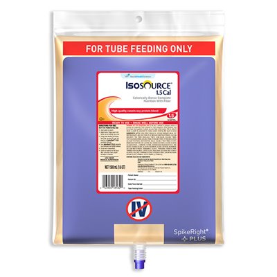 CS/6 - Isosource 1.5 Cal, SpikeRight Plus 1000ml UltraPak bags
