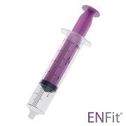 CS/30 - Enteral Feeding / Irrigation Syringe 60 mL Pole Bag, Resealable Enfit Tip Without Safety, Non-Sterile
