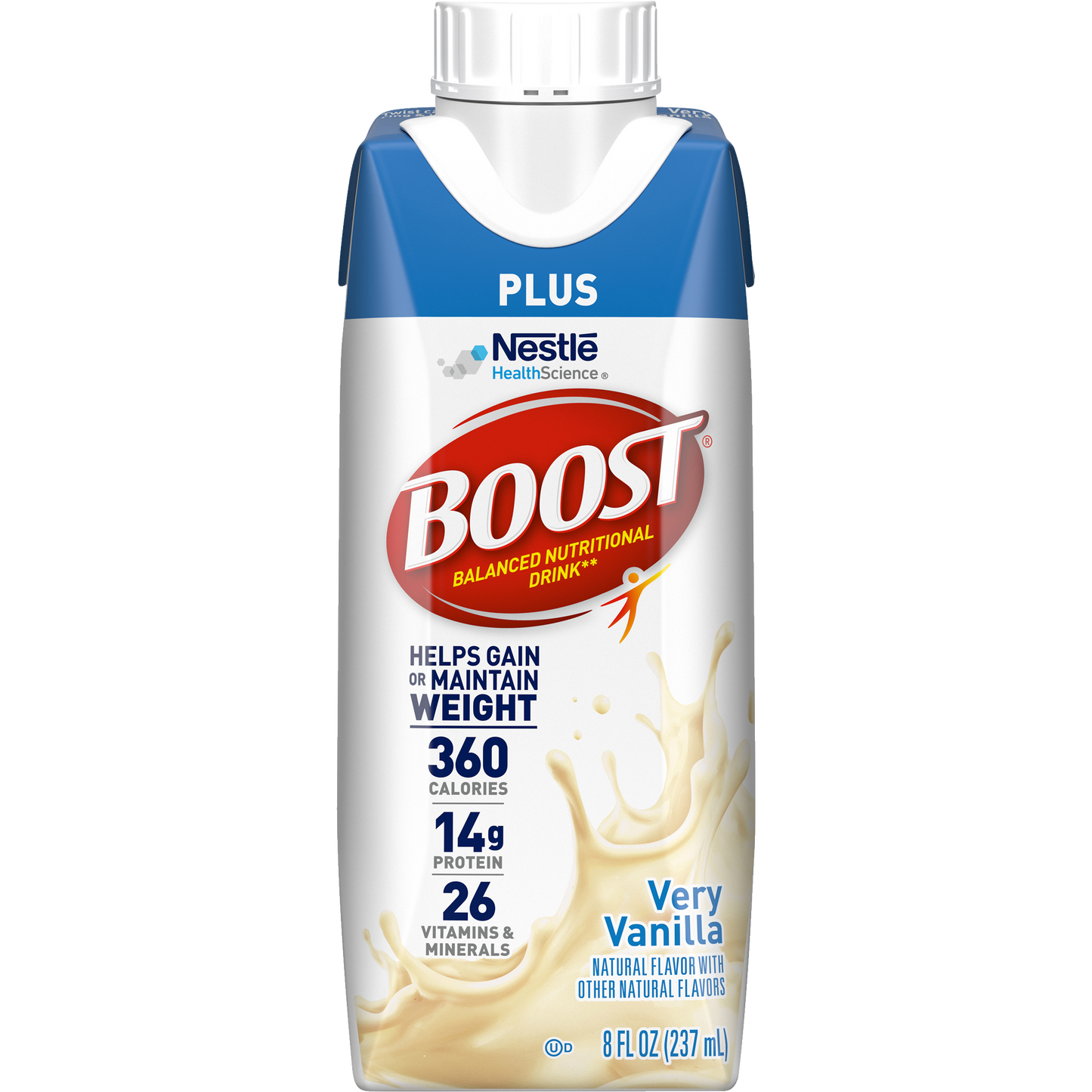 CS/24 - Boost Plus, Very Vanilla 8 oz. Carton