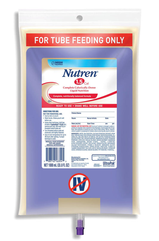 CS/6 - Nutren 1.5, SpikeRight Plus 1000ml UltraPak Bags