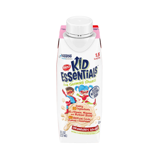 CS/24 - Boost Kid Essentials 1.5, Strawberry Splash 8 oz Carton