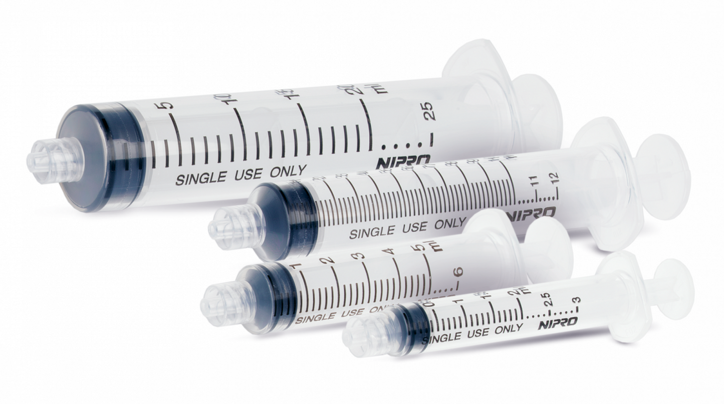 General Use Syringe, No Needle, Luer Slip-Tip