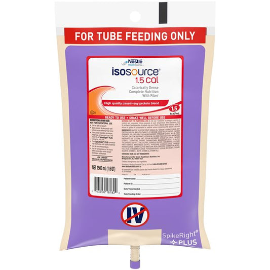 CS/4 - Isosource 1.5 Cal, Spikeright Plus 1500ml UltraPak Bags