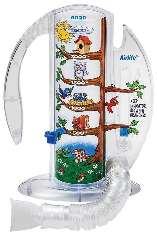 Pediatric Airlife Volumetric Incentive Spirometer, 2500mL