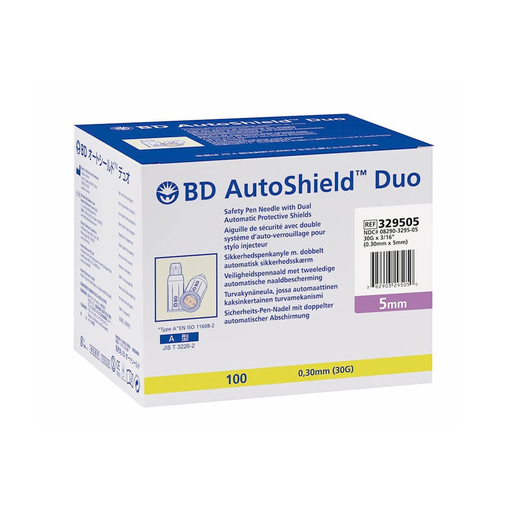 BD AUTOSHIELD DUO INSULIN PEN NEEDLE 30G X 5MM