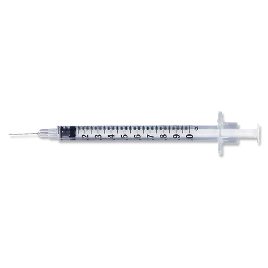 BD™ Allergy Syringe with permanently attached needle - 25/Tray