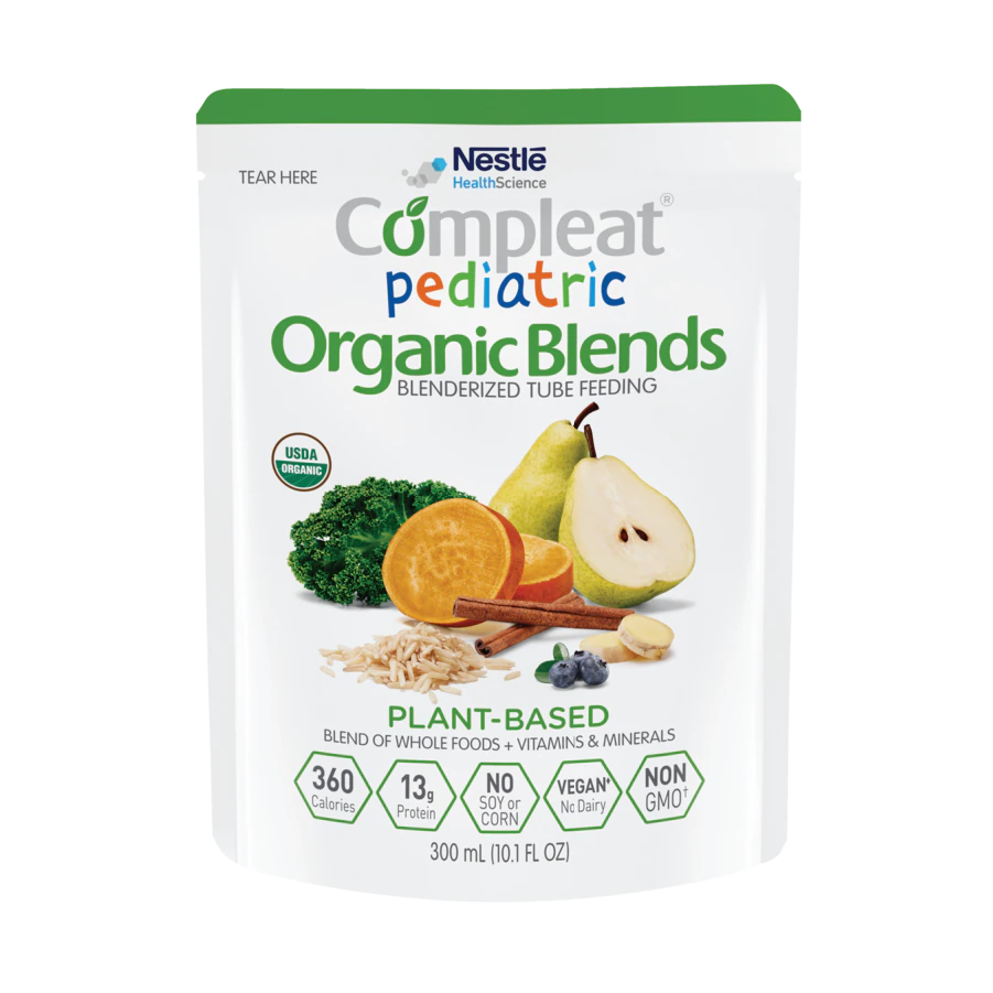 CS/24 COMPLEAT Pediatric Organic Blends Plant Based, 10.1oz (300mL) pouch