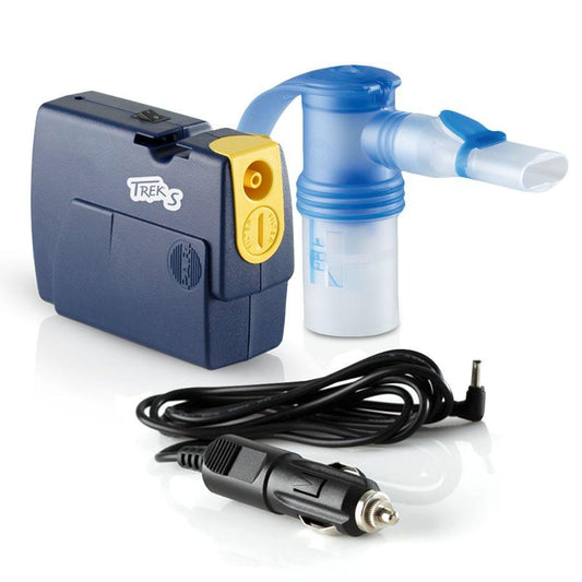 PARI, Trek S Nebulizer with LC Sprint. Multi-voltage AC Adapter & 12v Adaptor (no battery)