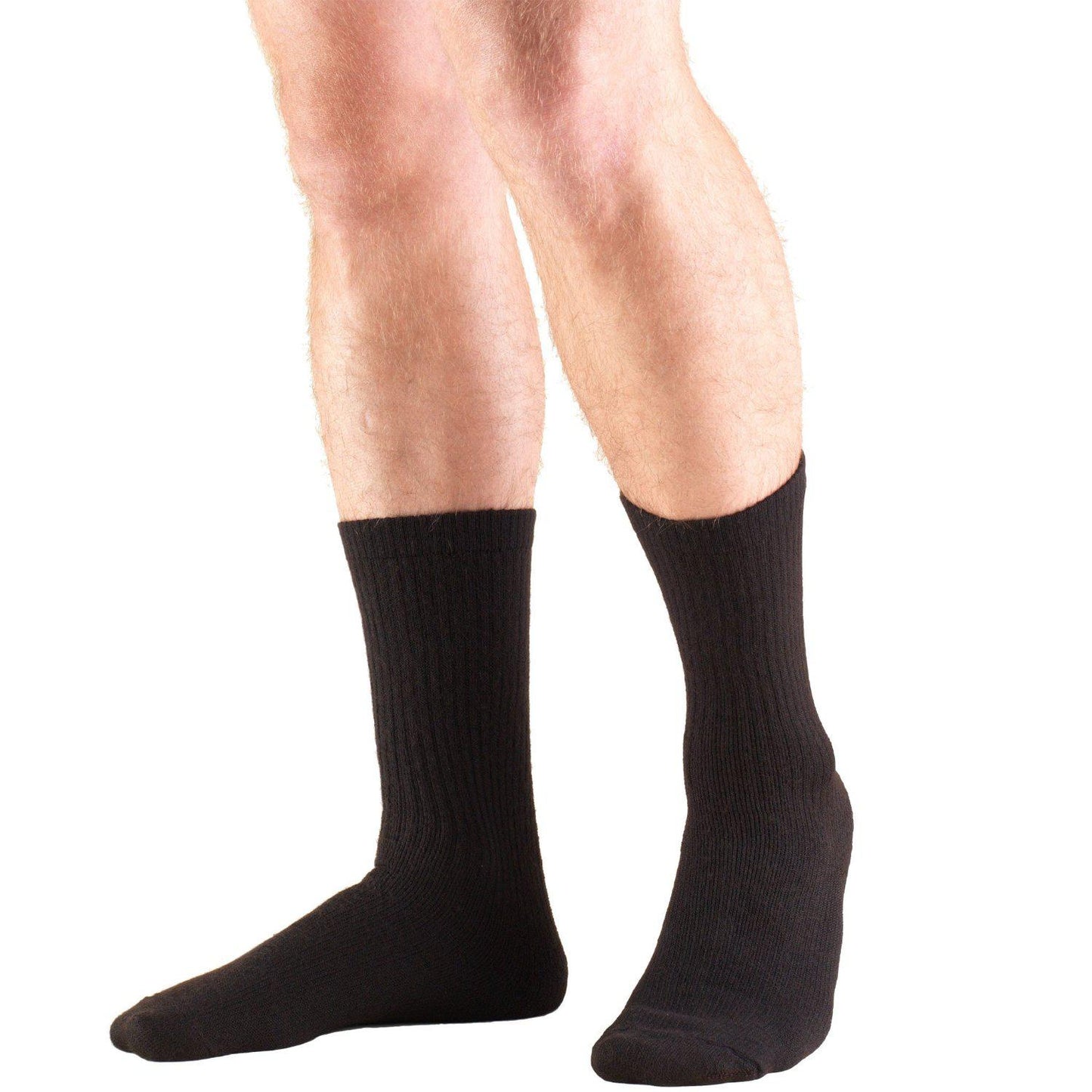 Truform Trusoft Diabetic Crew-Length Compression Sock - 8-15mmHg