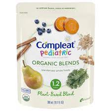 CS/24 COMPLEAT Pediatric Organic Blends Plant Based, 10.1oz (300mL) pouch