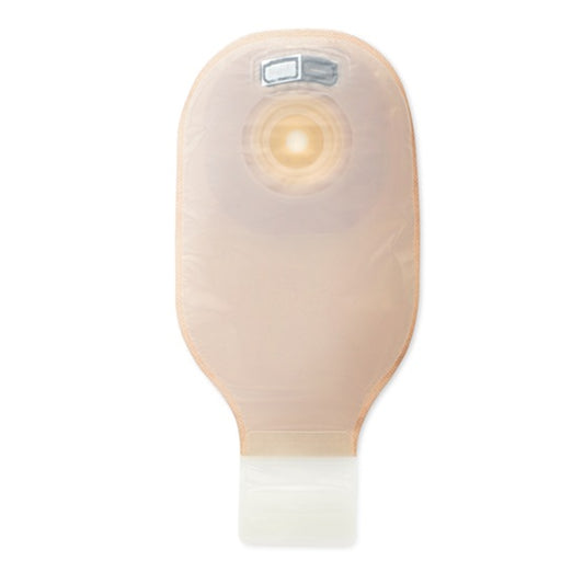 Premier™ One-Piece Drainable Ostomy Pouch – Convex Flextend Barrier, Lock 'n Roll™ Closure, Tape, Filter