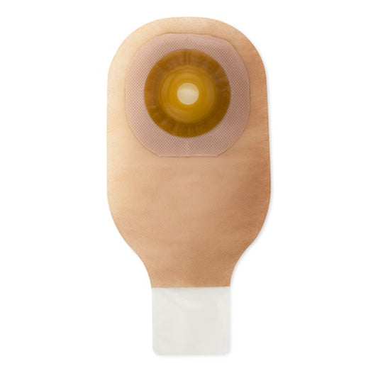 Premier™ One-Piece Drainable Ostomy Pouch – Convex Flextend™ Barrier, Clamp Closure, Tape