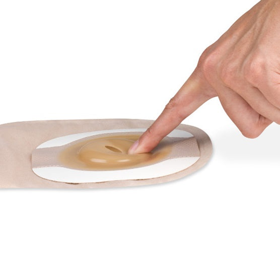 Premier™ One-Piece Drainable Ostomy Pouch - Soft Convex Flextend™ Barrier, Viewing Option, Lock 'n Roll™ Closure, Tape, Filter