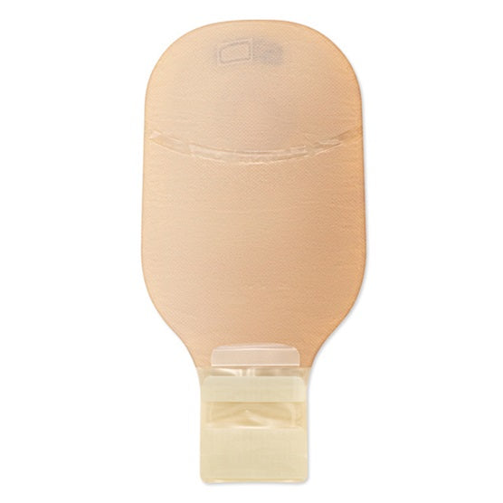 Premier™ One-Piece Drainable Ostomy Pouch – Flat CeraPlus™ Barrier, Lock 'n Roll™ Closure, Tape, Filter
