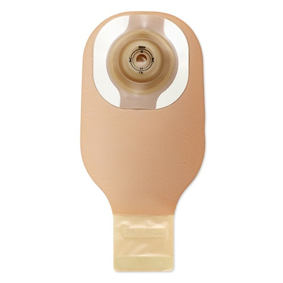 Premier™ One-Piece Drainable Ostomy Pouch – Soft Convex CeraPlus™ Barrier, Lock 'n Roll™ Closure, Tape, Filter
